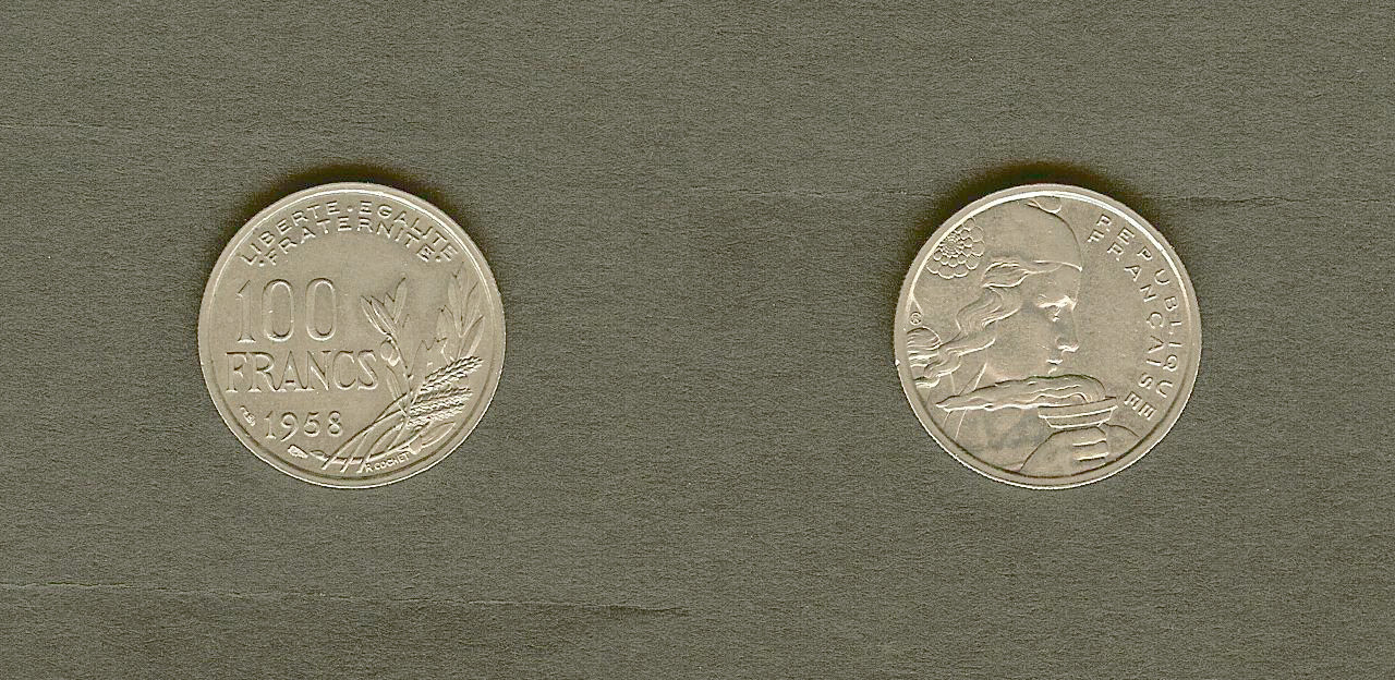 100 francs Cochet 1958 Unc